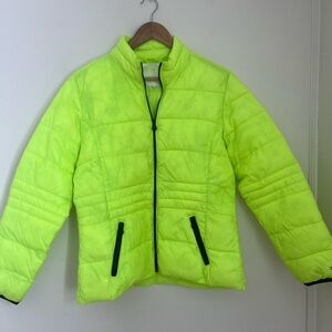 Justice Kids Neon Yellow Jacket